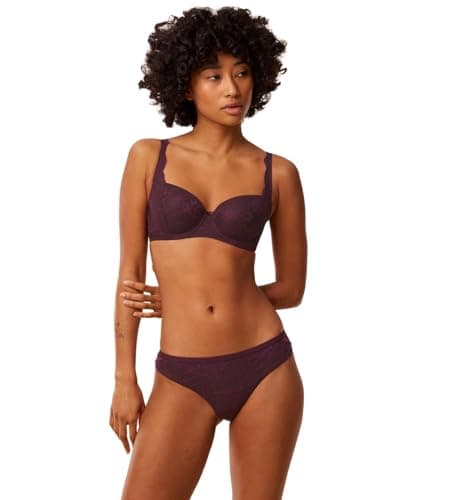 Image of Triumph Women's Amourette Charm T Whp02 Bra, Deep Burgundy, 40D