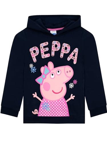 Image of Peppa Pig Girls Hoodie Blue 6-7 Years
