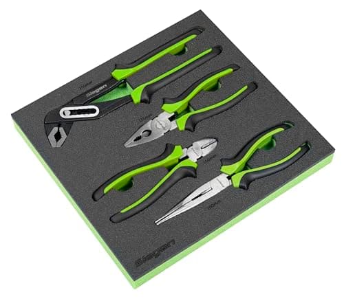 Image of Siegen by Sealey Comfort Grip Pliers Set 4pc - S01298