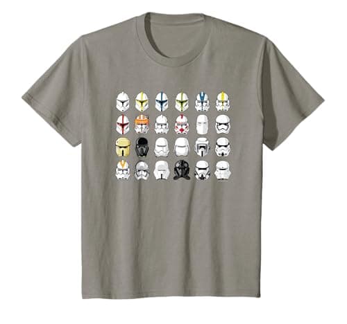 Image of Kids Star Wars Trooper Helmets T-Shirt