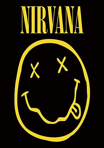Image of Nirvana Smiley Canvas A4 Photo Print