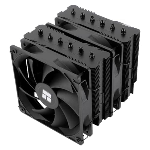 Image of Thermalright Peerless Assassin 120 SE Black CPU Air Cooler, 6 Heat Pipes, Dual TL-C12C PWM Fans, 155mm High CPU Cooling,forAM4/AM5,Intel LGA 1851/1700/1150/1151/1200(PA120SE BLACK)