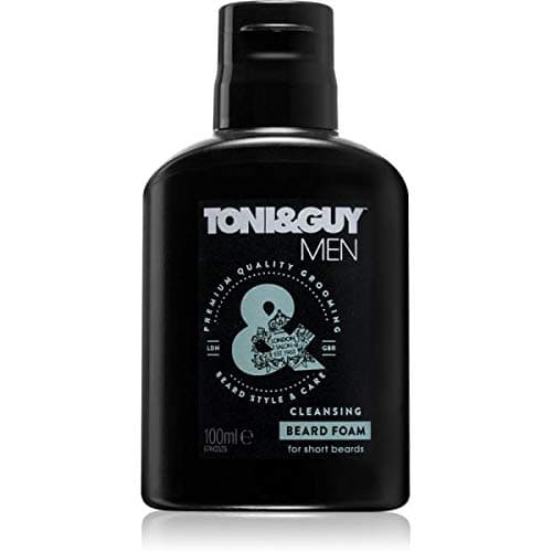Image of Toni & Guy Beard Shampoo for men, Cleansing Beard Foam for short Beards, 100ml