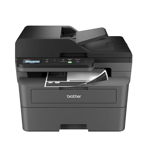 Image of Brother DCP-L2640DW Wireless Compact Monochrome Multi-Function Laser Printer with Copy and Scan, Duplex, Mobile, Black & White | Includes Refresh Subscription Trial(1), Works with Alexa
