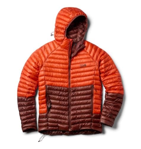 Image of Mountain Hardwear Men's Ghost Whisperer Hoody, Aspect, Bourbon Brown, L