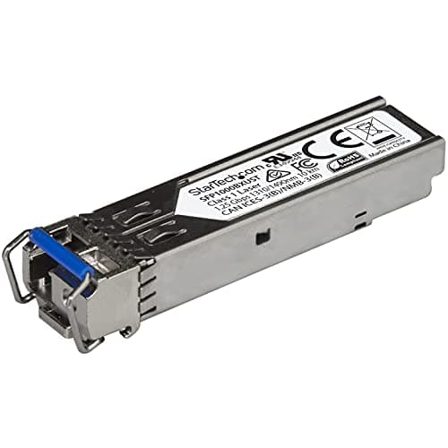 Image of StarTech.com MSA Uncoded SFP Module - 1000BASE-BX - 1 Gigabit Ethernet BiDi Fiber Single Strand SFP Transceiver - LC 10km - MSA Compliant (SFP1000BXUST)