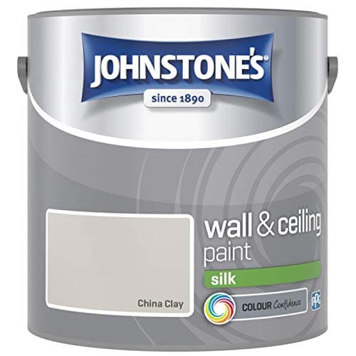Image of Johnstones No Ordinary Paint Water Based Interior Vinyl Silk Emulsion China Clay 2.5 Litre
