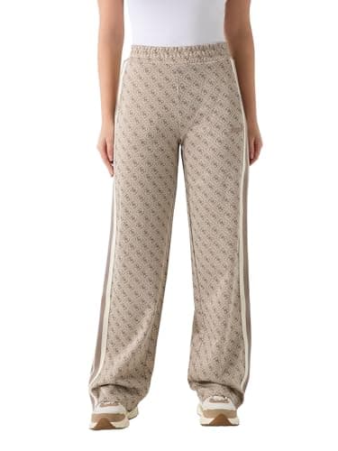 Image of Guess Womens Eco 4g Jacquard Straight Leg Pants