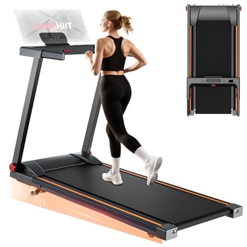 Image of Superun Treadmills for Home Foldable with 5% Incline,12km/h,100x42cm Running Area,136KG Capacity Folding Treadmill,3.0HP Motor Running Machines for Home with APP Control, HIIT & MIIT Program