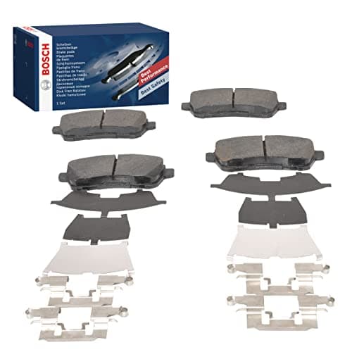Image of Bosch Automotive 0986494652 Rear Low Metallic Brake Pads with Accessories and Anti-Squeak Plate, Van 0 986 494 652, black
