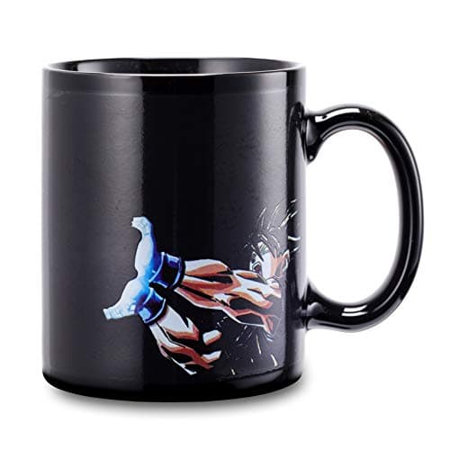 Image of Dragon Ball Z Magic Mugs Colour Changing Goku Kamehameha Coffee Mug Heat Reactive Mug DBZ