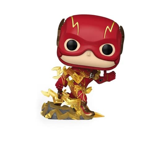 Image of Funko POP! Movies: the Flash Running - (Glow In the Dark) - DC Comics - Amazon Exclusive - Collectable Vinyl Figure - Gift Idea - Official Merchandise - Toys for Kids & Adults - Comic Books Fans
