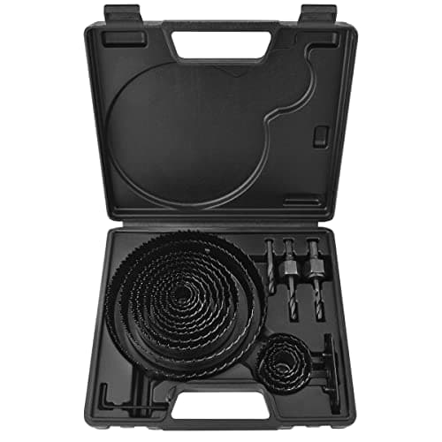 Image of Gunpla 21pcs Hole Saw Set 19-152mm, High Carbon Steel Durable Wood Hole saws for sawing Downlight Plywood Drywall Plastic