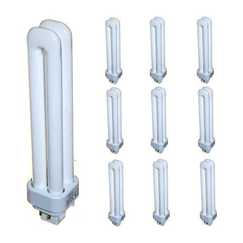 Image of 10x 26 Watt Energy Saving CFL Lamp 4 pin 26W Cool White 840 G24q-3 Double Turn 1716 Lumens