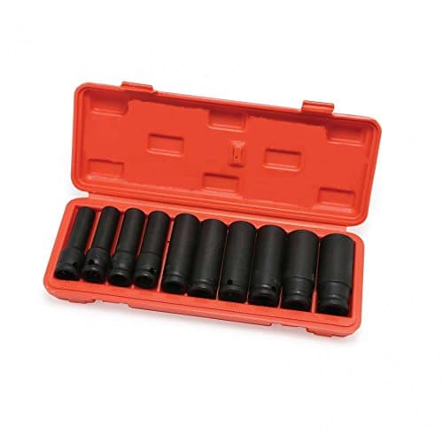 Image of Hilka 01151002 10pce 0.5-Inch Deep Impact Socket Set