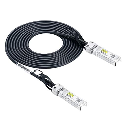 Image of 10Gtek 10Gb SFP+ DAC Twinax Cable, Passive, Compatible with HP ProCurve J9281B, HP Aruba J9281D, 1-Meter(3.3ft)
