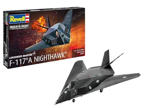 Image of Revell 03899 Lockheed Martin F-117A Nighthawk Stealth Fighter 1:72 Scale Unbuilt/Unpainted Plastic Model Kit