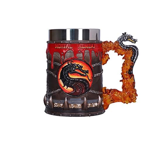 Image of Nemesis Now Officially Licensed Mortal Kombat Tankard, Red, 15.5cm, Resin