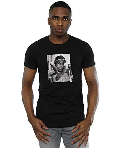 Image of Absolute Cult Ice Cube Men's Peace Sign T-Shirt Black XX-Large