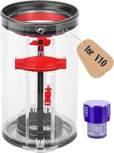 Image of Canister Replacement for Dyson Cyclone V10 Animal/Absolute, V10 Total Clean, Cordless Vacuum Cleaner for Dyson SV12 Dust Bin Part with Filter[Part No.969509-01]