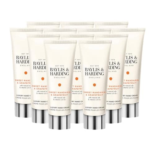 Image of Baylis & Harding Signature Sweet Mandarin & Grapefruit Hand Cream 50 ml (Pack of 12) - Vegan Friendly