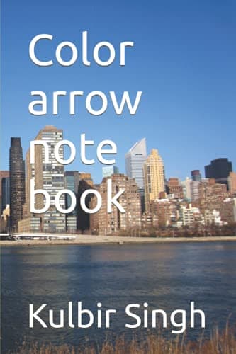 Image of Color arrow note book