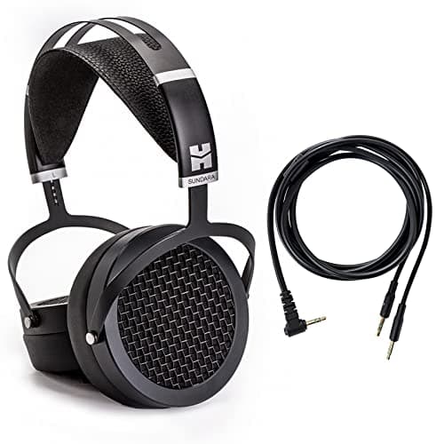 Image of HIFIMAN SUNDARA Hi-Fi Headphone with 3.5mm Connectors, Planar Magnetic, Comfortable Fit with Updated Earpads-Black, 2020 Version