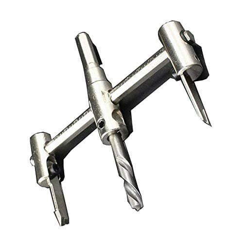 Image of 40-200mm Adjustable Circle Hole Cutter Hole Saw Drill Bit Round Cutting Wood Cutter for Woodworking