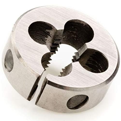 Image of M8 x 1.25 HSS Circular Split Die for Threading - Round - Metric Course Pitch - DIN223 Standard (M8 x 1.25 (25mm OD))