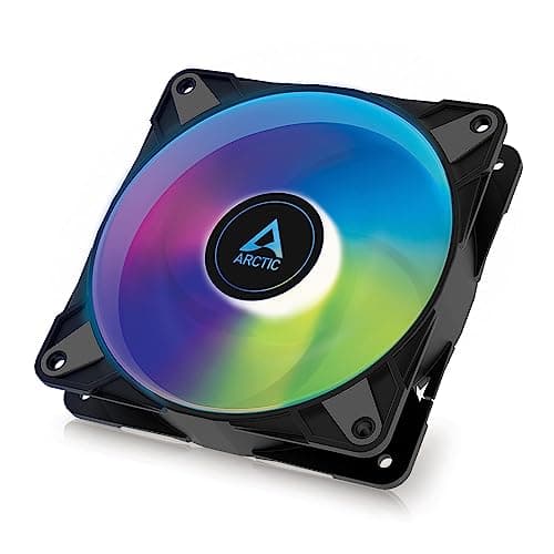 Image of ARCTIC P14 PWM PST A-RGB - Case Fan, 140 mm PWM, Optimised for Static Pressure, Semi-Passive: 200-1900 rpm (0 rpm <5%), 5V 3 Pin A-RGB LED, Single Fan - Black
