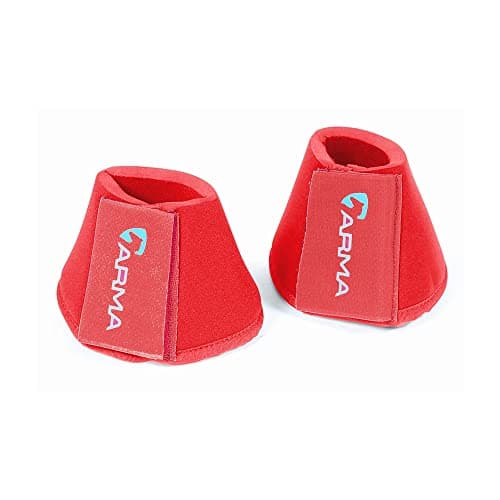 Image of Shires Arma Neoprene Over Reach Boots - Deep Red: Full