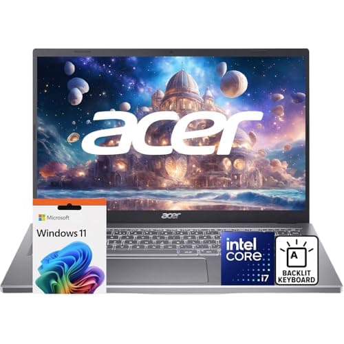 Image of acer Aspire Premium 15.6" FHD Laptop | Intel Core i7-1255U up to 4.7GHz | 64GB RAM - 1TB PCIe SSD | Iris Xe Graphics | Backlit Keyboard | Webcam | Wi-Fi 6 | Sleek & Portable | Windows 11