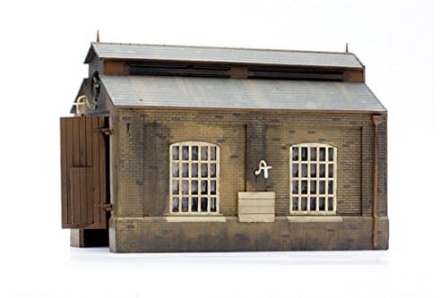 Image of Dapol Model Railway Engine Shed Plastic Kit - OO Gauge 1/76