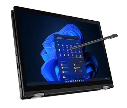 Image of Lenovo ThinkPad L13 Yoga Gen 3, 13.3" FHD 2-in-1 Touchscreen Laptop, Intel Core i5-1245U, 16GB RAM, 256GB SSD, QWERTY Keyboard, Windows 11 Pro (Renewed)