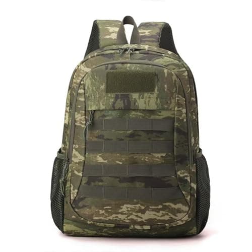 Image of Lawaia 20L Small Tactical Backpack Military Bags Hiking Rucksack Survival Army Bag Rucking Outdoor Sports Packs Molle Gym Backpacks for Men Women Boys Girls Fishing Camping Traveling-Cp Camo