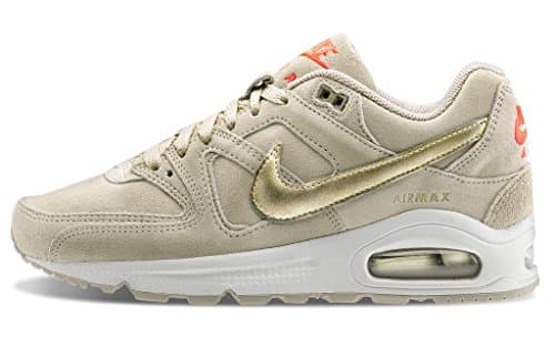 Image of Nike WMNS Air Max Command PRM, Women’s Sneakers, Grey (String / Mtlc Gld Grn-Hypr Orng), 5 UK (38.5 EU)