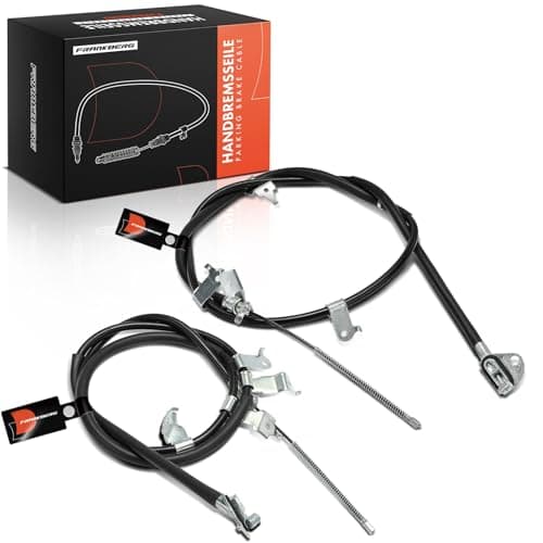 Image of Frankberg 2x Handbrake Cable Disc brake Rear Left Right Compatible with R.A.V 4 III A3 2.0L 2.2L 2006-2009 Replace# 4643042140