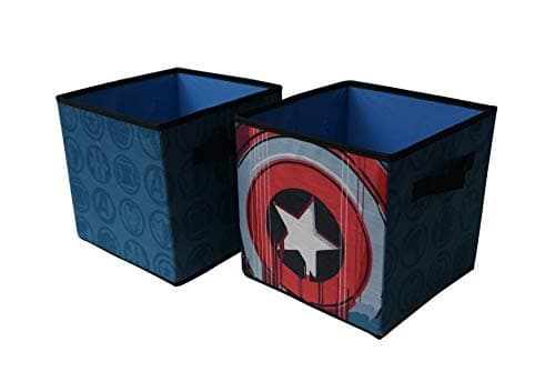 Image of Marvel Avengers Collapsible 2 Pack Storage Cubes, Blue