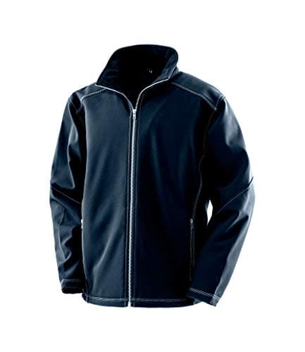 Image of Result Work-Guard Treble Stitch Soft Shell Jacket Navy S