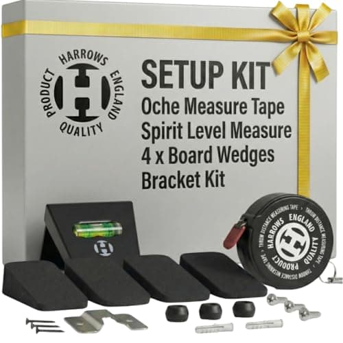 Image of Harrows Trophy Ultimate Bundles with Darts Accessories: Darts Set, Dart Stems, Dart Flights, Dart Board Setup, High Performance Steel Tip Darts: Amazing for Darts Board Play (Setup Kit)