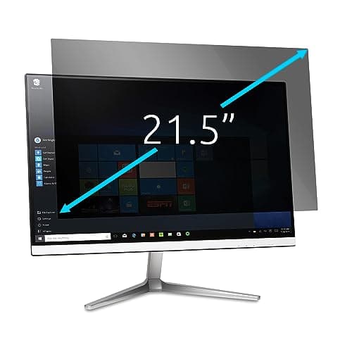 Image of Kensington Monitor Privacy Screen Filter, 2-Way Removable Protector for 21.5" 16:9 Monitors, Anti Glare Coating, Reversible Screen Cover with Blue Light Reduction to Prevent Eye Strain (628335)