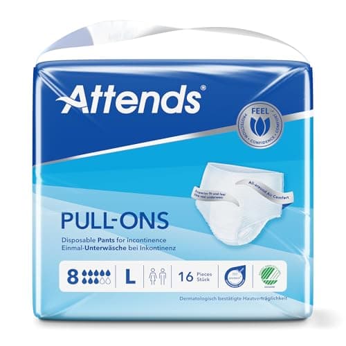 Image of Attends Pull-Ons 8 Large, 64 Units (4 Packs of 16) 207468