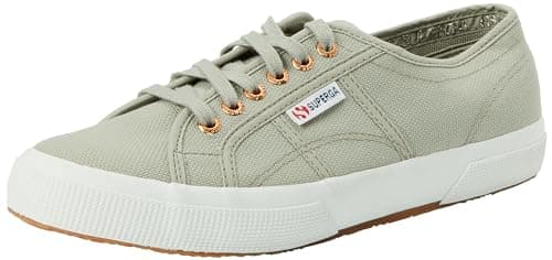 Image of Superga Unisex 2750-cotu Classic Gymnastics Shoes, Grey Lt Grey Rose Gold F00, 8 UK