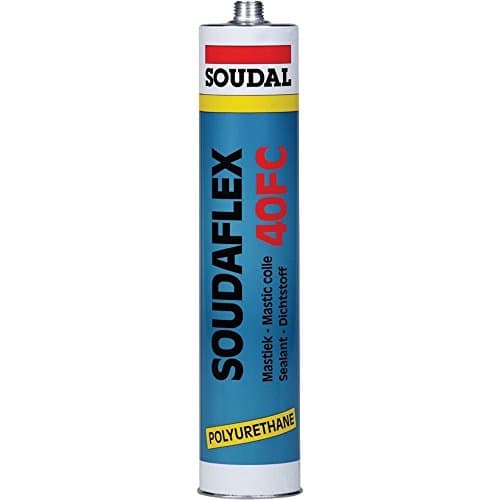 Image of Soudal 102643 "Soudaflex 40 FC" Polyurethane Sealant/Adhesive, Black, 310 ml