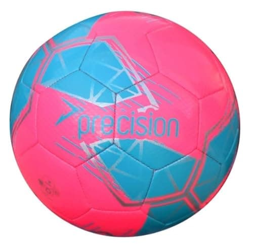 Image of Precision Fusion High Performance Mini Football, Durable, Machine Stitched TPU, 2mm EVA Lined, Lightweight 160g, Pink, Official Ball Size 1