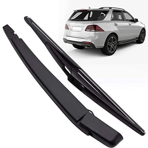 Image of Effitnee Rear Wiper Arm Blade and Arm Set, Back Windscreen Wiper Assembly compatible with Mercedes B-enz W166 W164 ML350 ML500 A1648200744