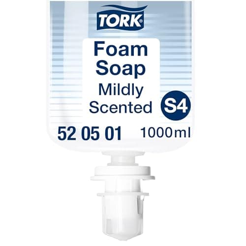 Image of Tork Mildly Scented Foam Soap S4, Reduces Consumption, 1 x 1000ml, 520501