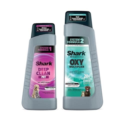 Image of Shark 4970YY200UK StainStriker Formula Bundle 946ml Oxy Multiplier Refill and 473ml Deep Clean Pet Carpet Extractor Solution, 1.42 liters, Black
