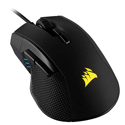Image of CORSAIR IRONCLAW RGB Wired FPS/MOBA Gaming Mouse – 18,000 DPI – 7 Programmable Buttons – Designed for Large Hands – iCUE Compatible – PC, Mac, PS5, PS4, Xbox – Black