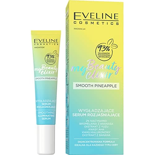 Image of Eveline Cosmetics My Beauty Elixir Hydrating & Brightening Smoothing Serum with Pineapple Bromelain and 2% Niacinamide for Dry Skin - 50ml